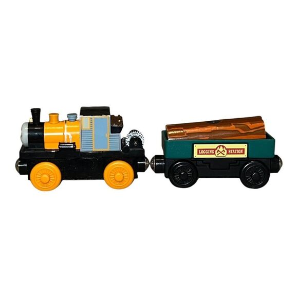 Thomas & Friends Wooden Railway Dash & Jumping Jobi Wood Car Set 2010 - Picture 2 of 7